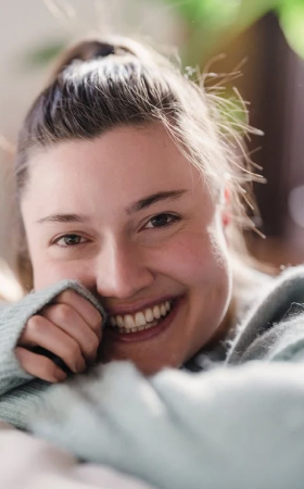 Portrait of smiling girl
