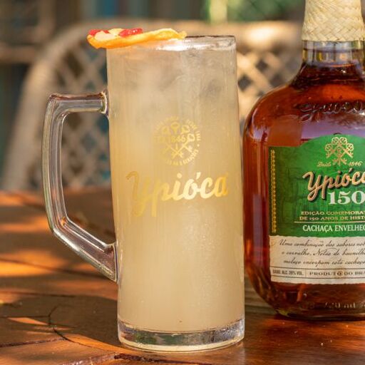 Ypioca 150, Cordial de gengibre e especiarias e laranja desidratada.