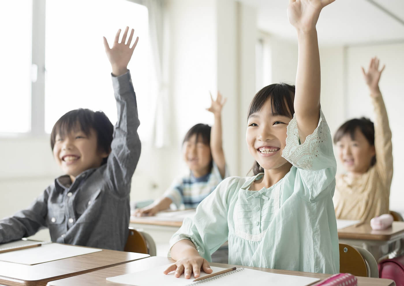 日本語学校子供たち