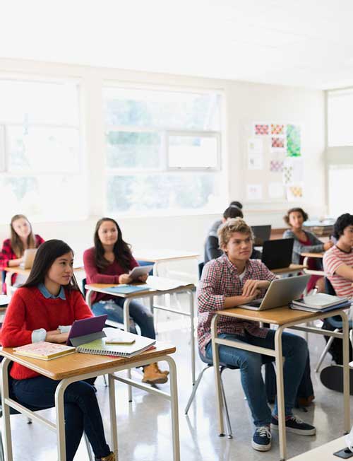 カナダ学校のクラスルーム