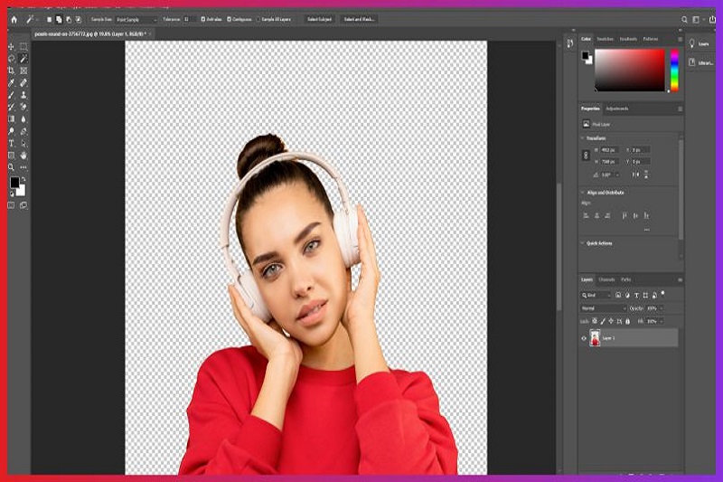 Remove Background Using