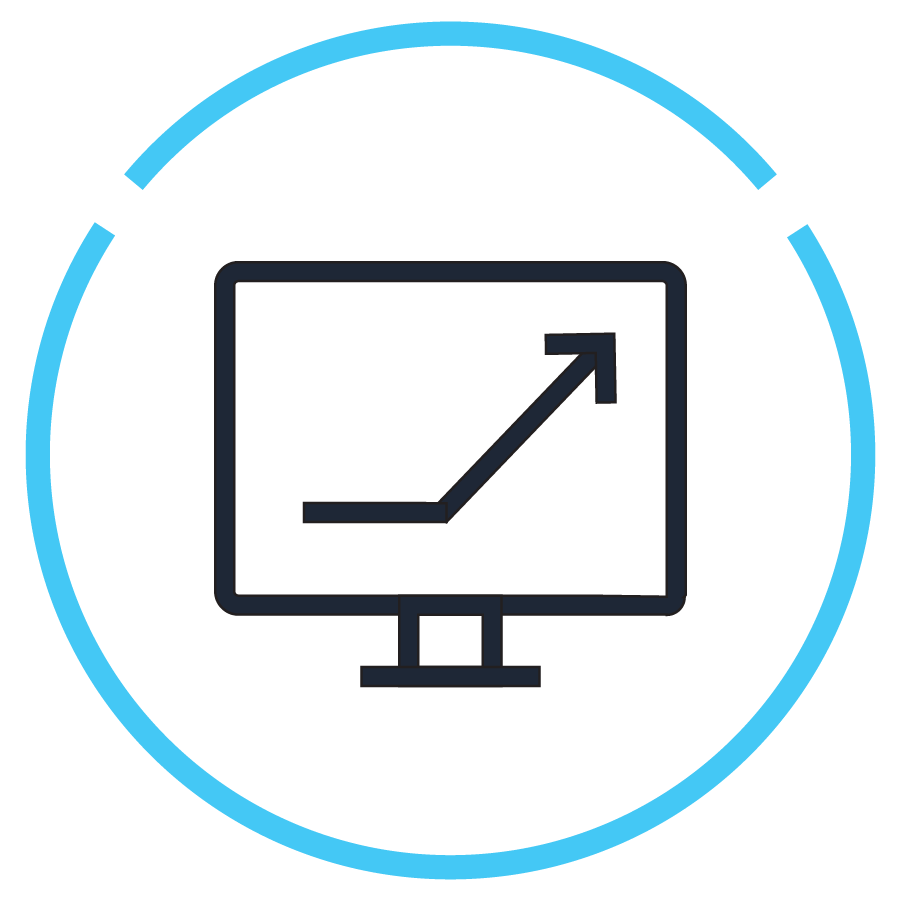 icon - graph trending upwards