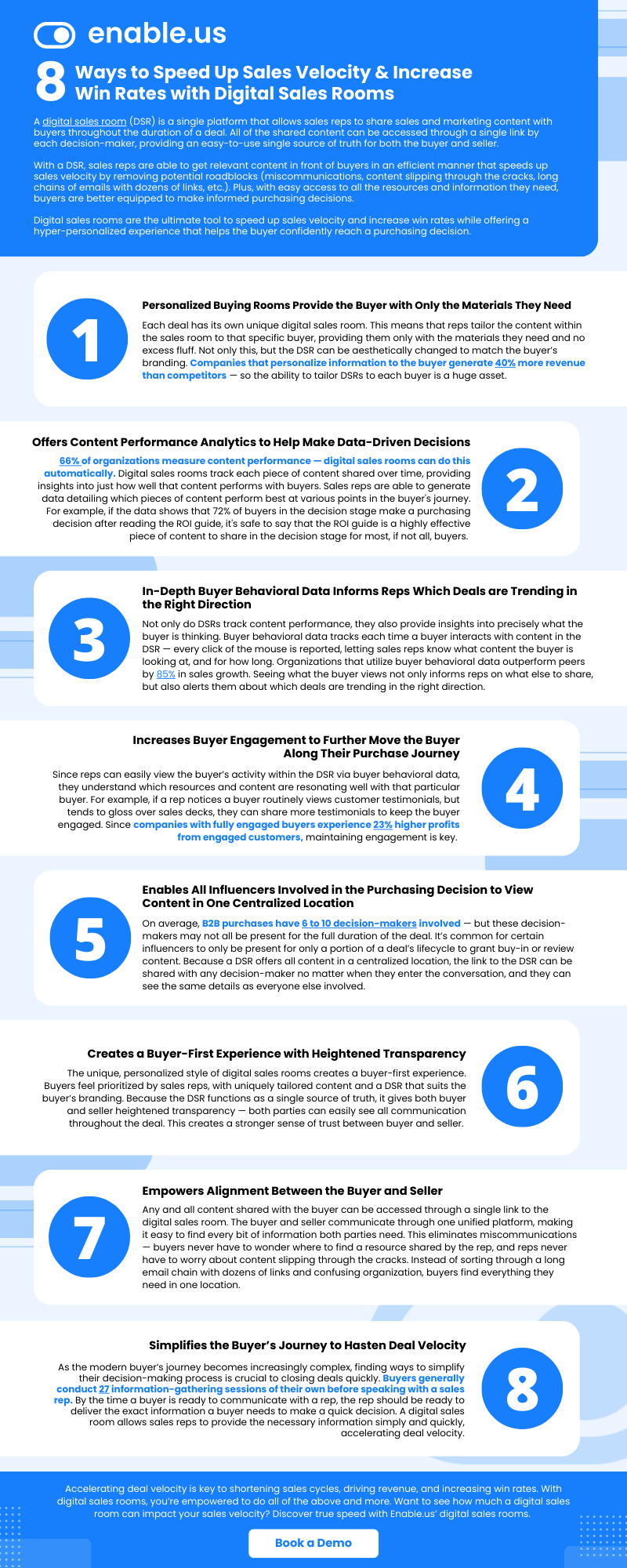 8 Ways to Speed Up Sales Velocity and Increase Win Rates with Digital Sales Rooms