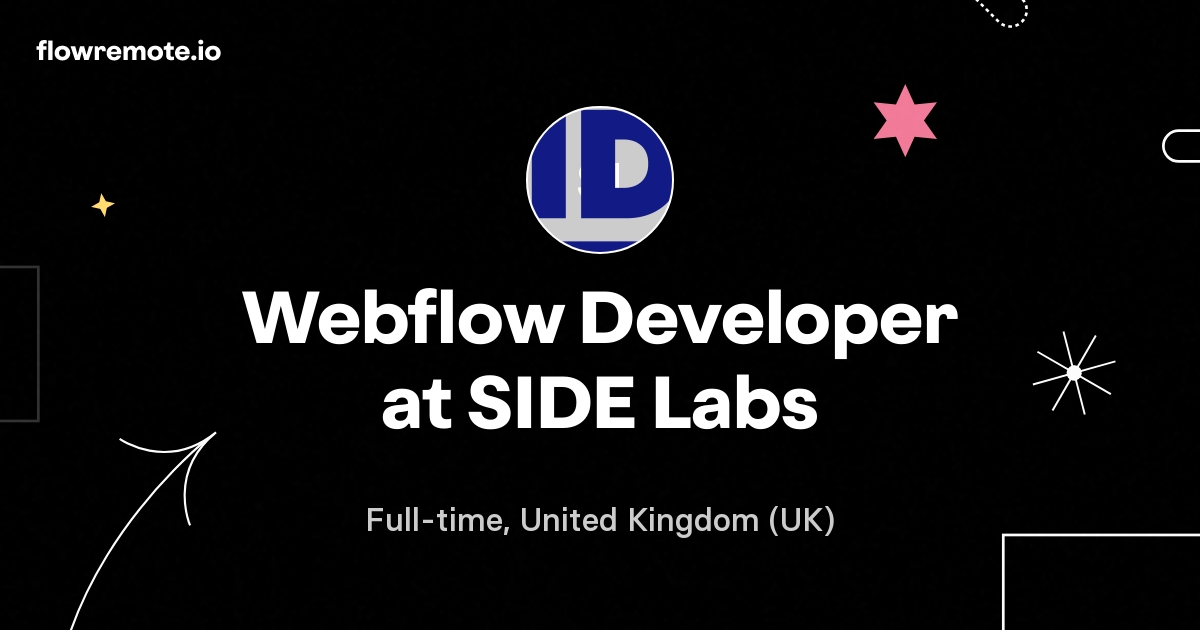 Webflow Developer at SIDE Labs