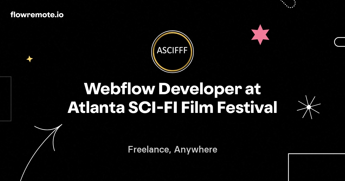 Webflow Developer at Atlanta SCI-FI Film Festival