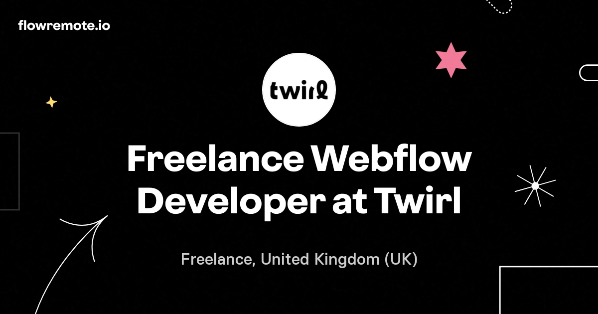 Freelance Webflow Developer at Twirl