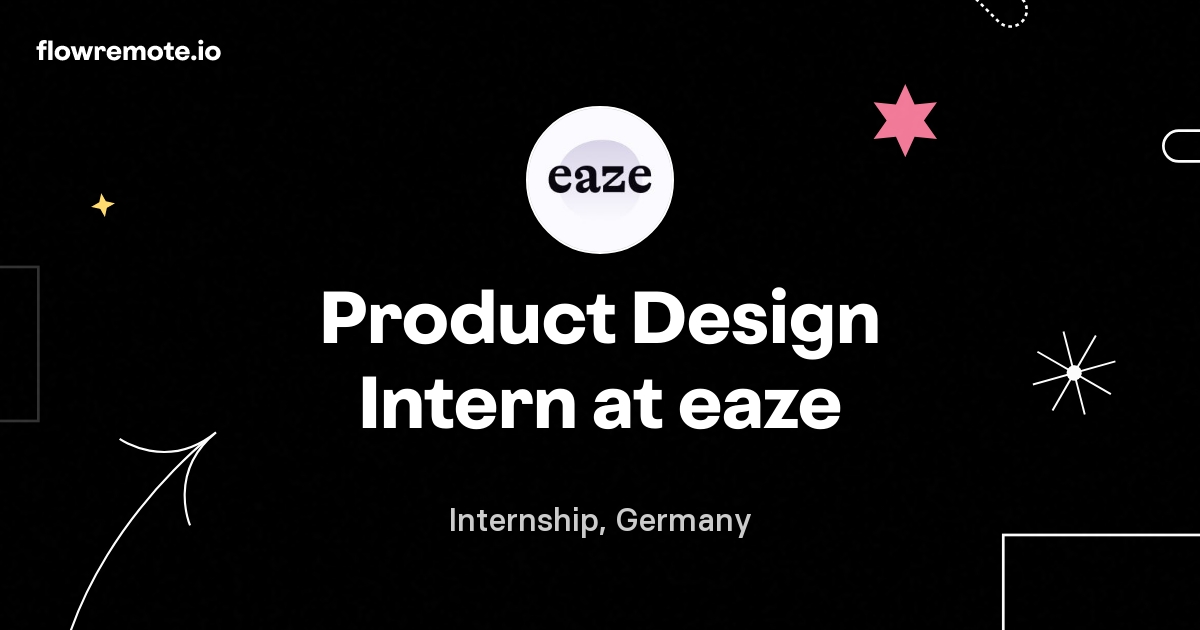 Product Design Intern at eaze