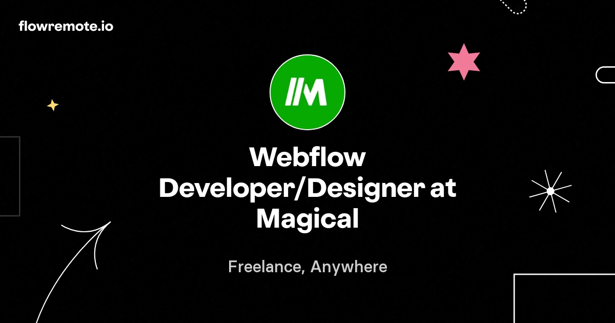 Webflow Developer/Designer at Magical