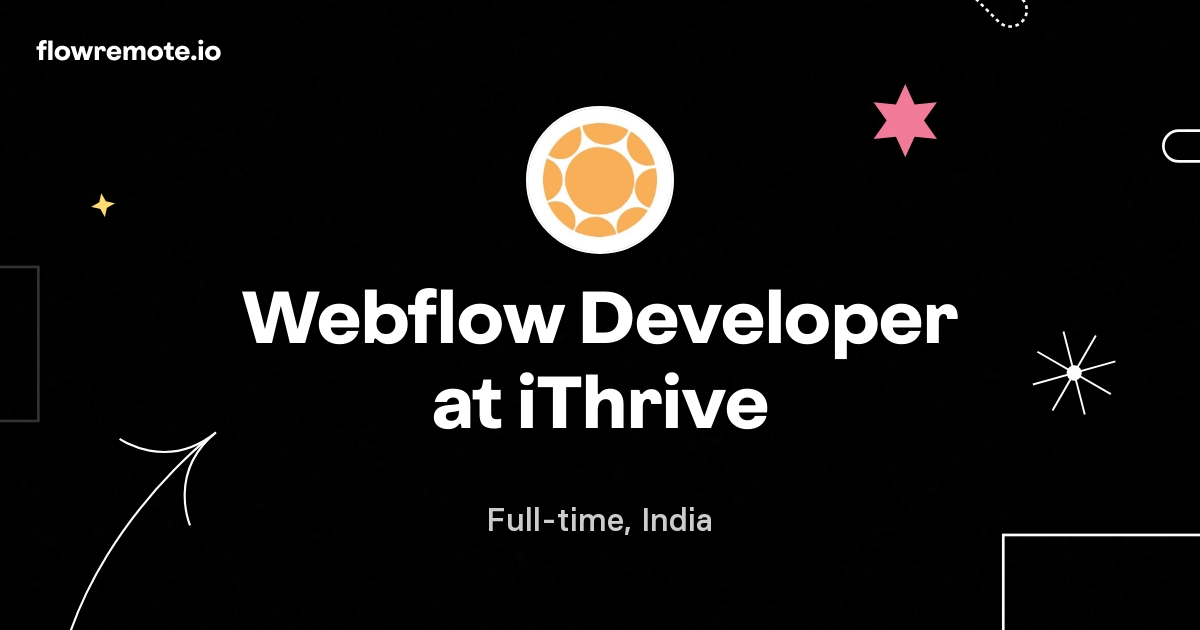Webflow Developer at iThrive