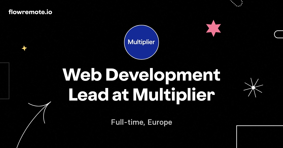 Web Development Lead at Multiplier