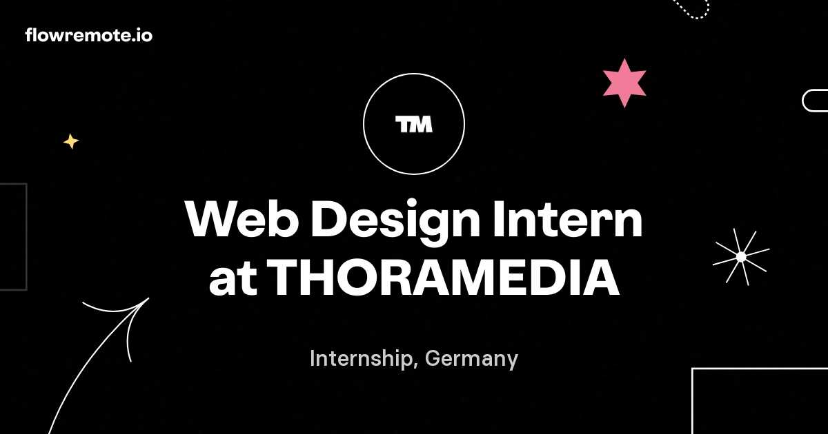 Web Design Intern at THORAMEDIA