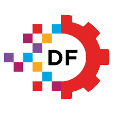 DF logo in greyscale