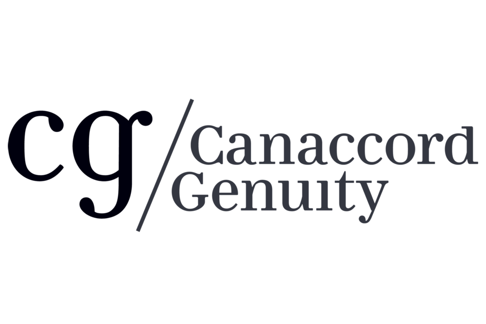 Canaccord Genuity logo in greyscale