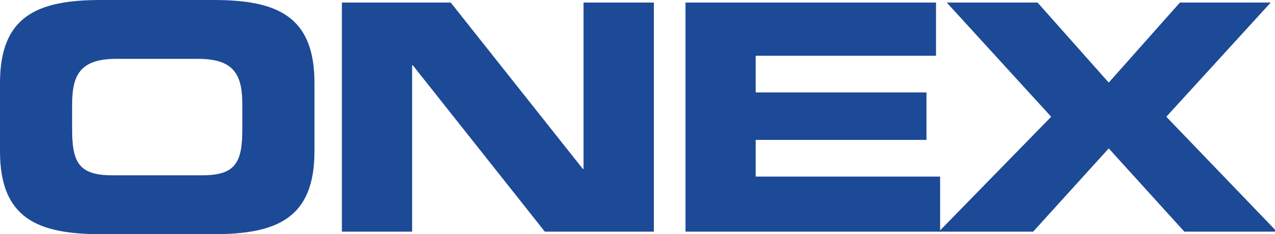 ONEX logo in greyscale
