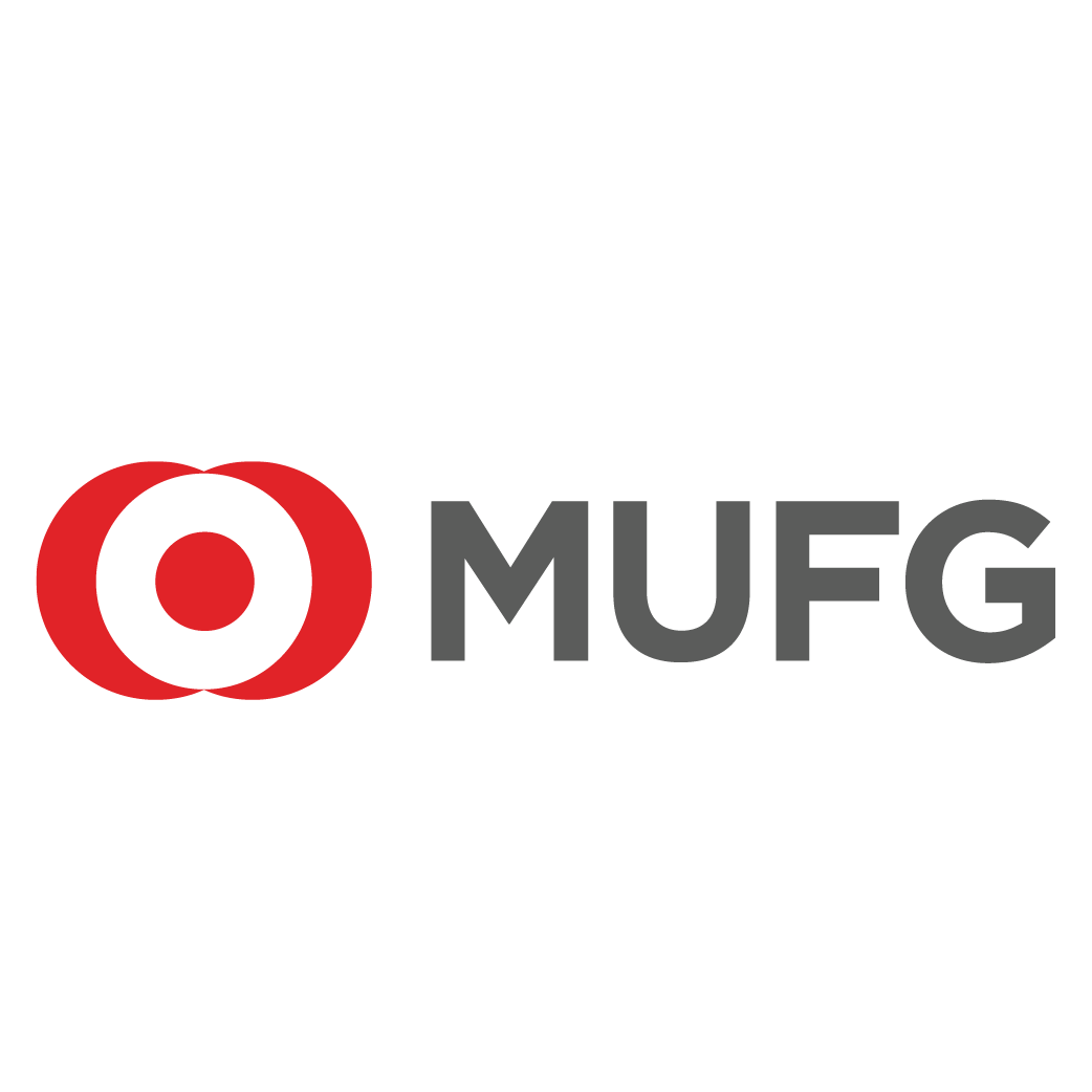 MUFG logo in greyscale