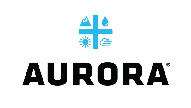Aurora logo in greyscale