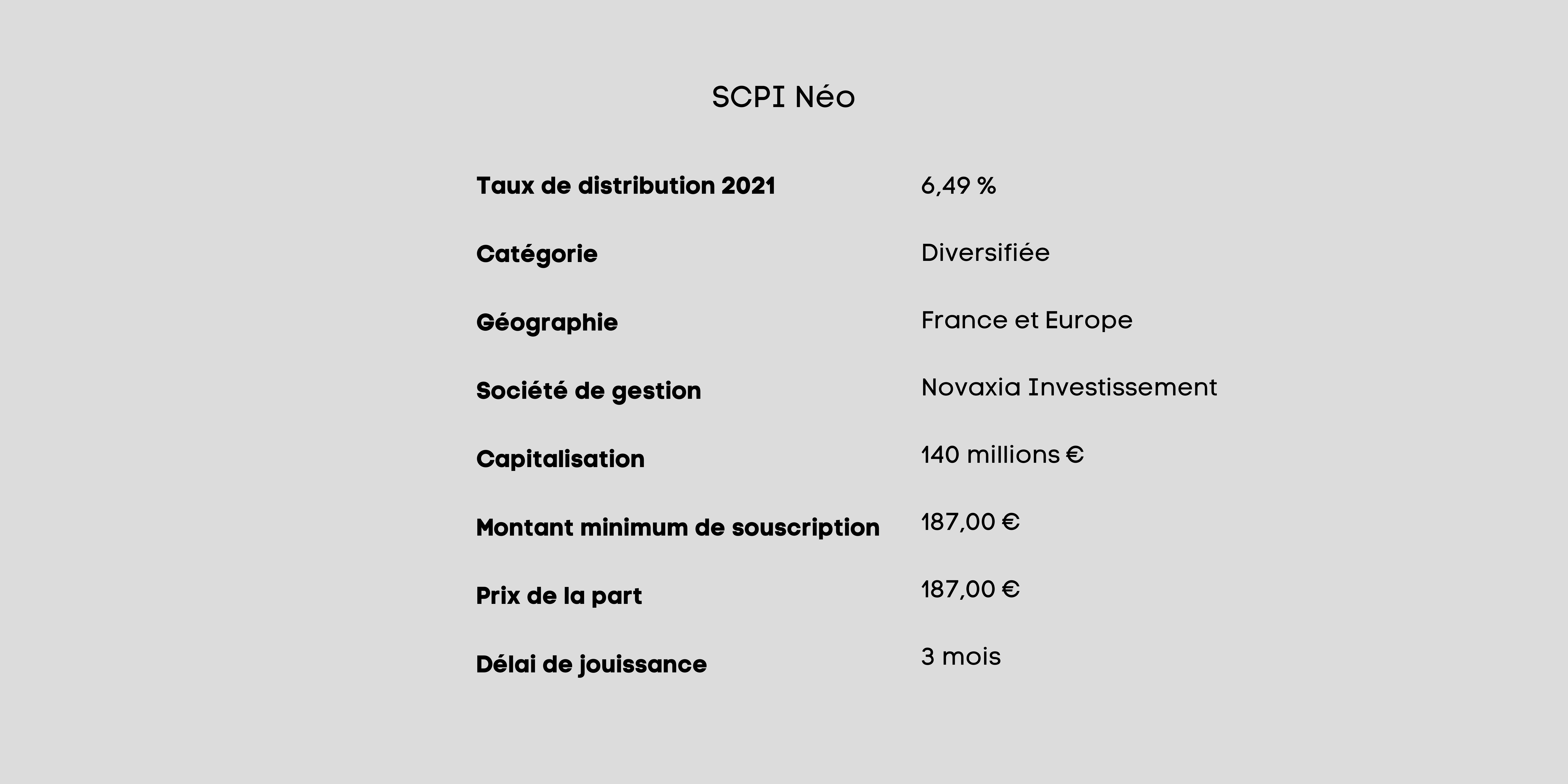 SCPI Néo résumé