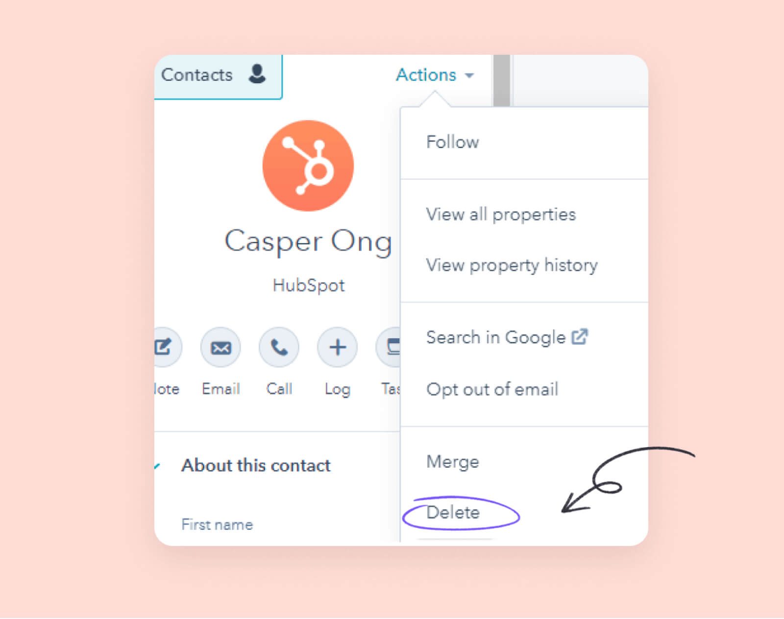 How to perform a GDPR deletion in HubSpot