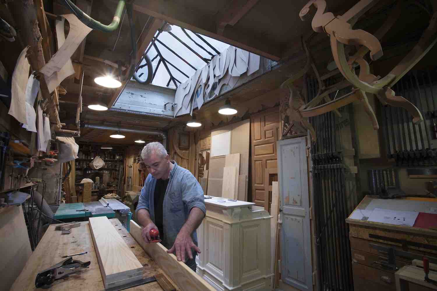 a carpenter's workshop