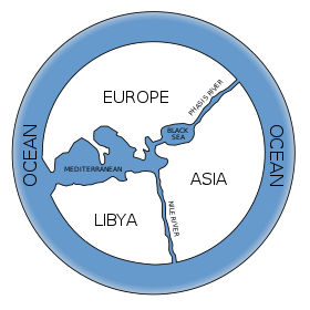 Anaximander's map of the world