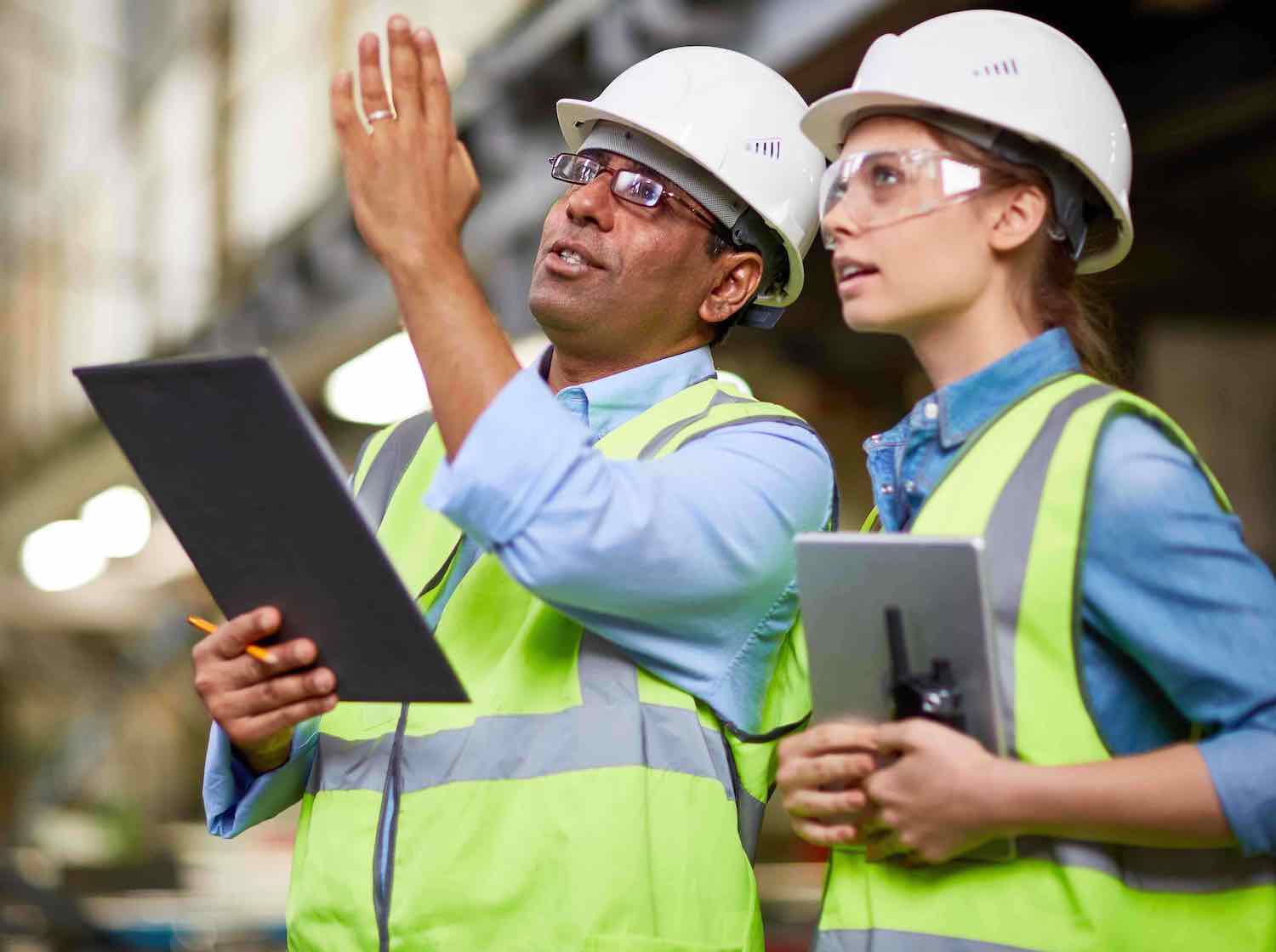 photo of construction inspectors on a construction site