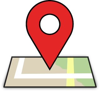 location pin on map