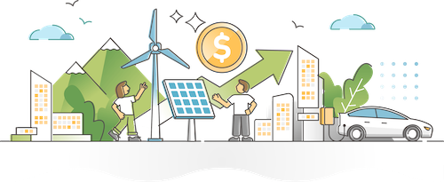 a collection of distributed energy resources