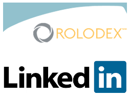 LinkedIn and Rolodex Logos