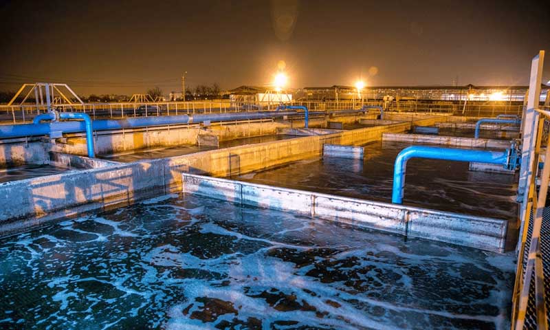 a water treatment facility