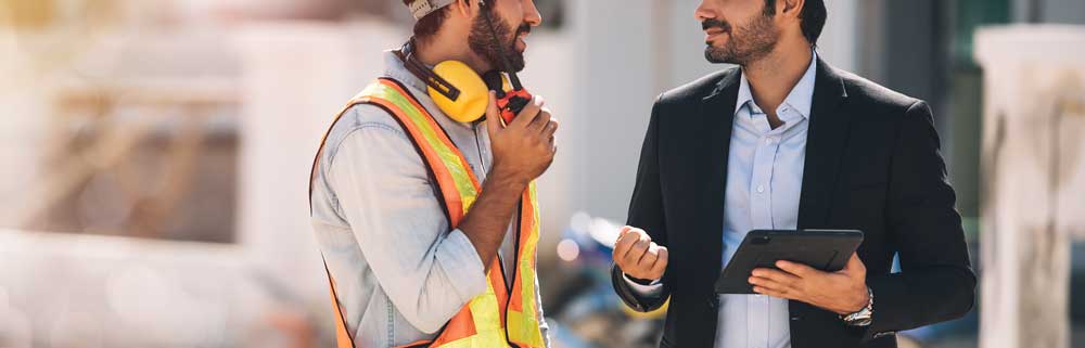 a contractor communicating with an owner's representative