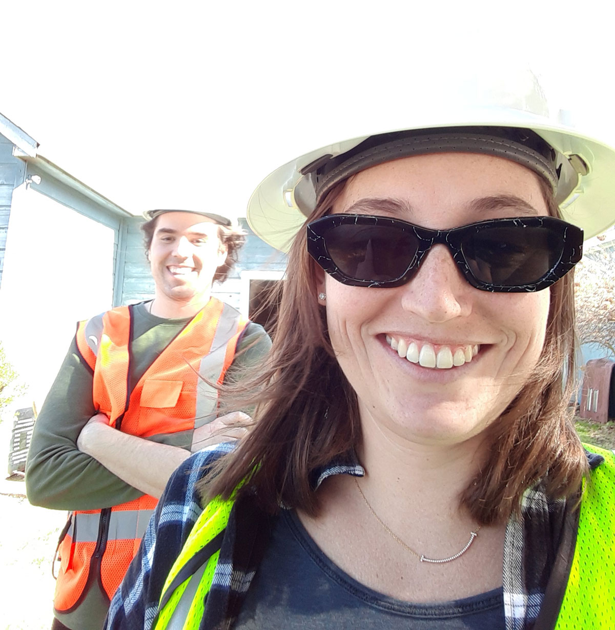 Unearth's Jay and Gabby seeing Mobile GIS used in the field