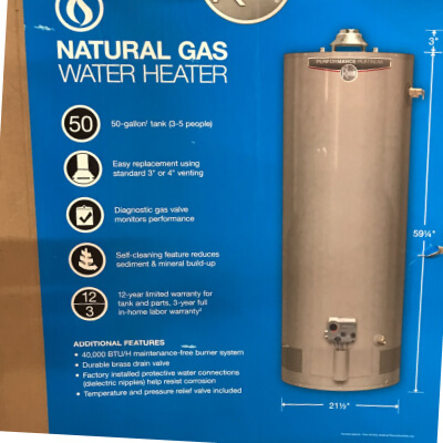 Best Arvada and westminster local company, K&K Home Solutions HVAC near me installation and repair for residential water heater in teh box