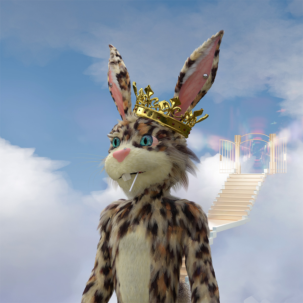 What the Fluf? 3D Bunnies Break the Blockchain