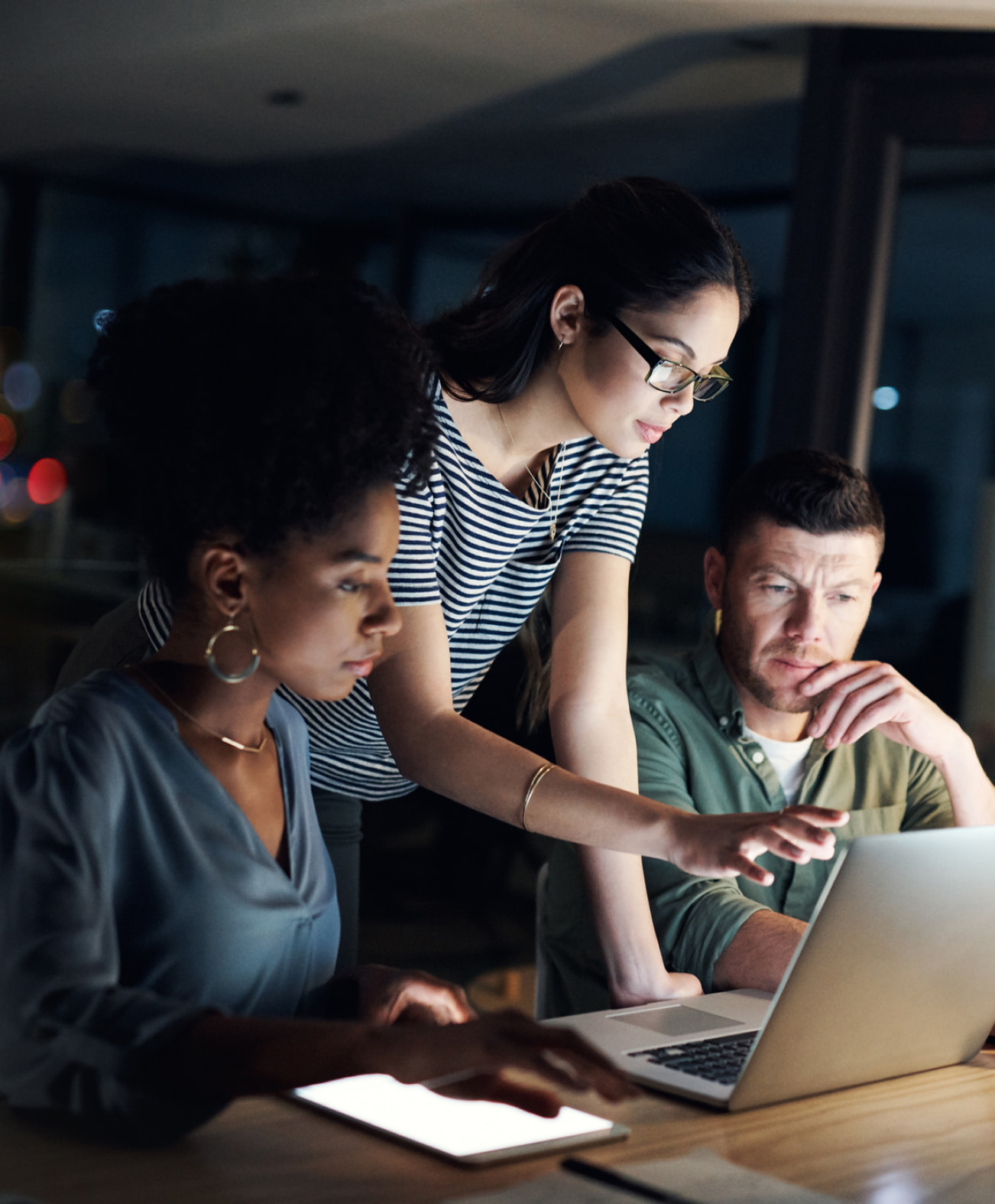 Teamwork on computer