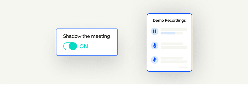 Demodesk features: Shadowing and Demo Recordings