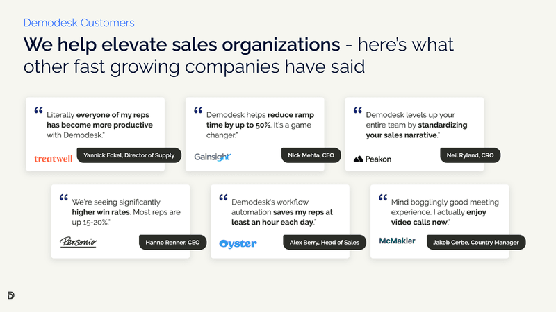 Share social proof and how others have been successful with your product