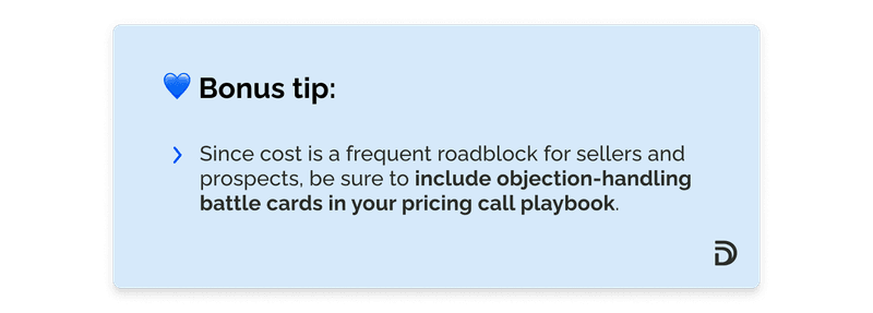 The Bonus tip for your Sales Playbook