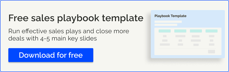 Free Demodesk sales playbook template