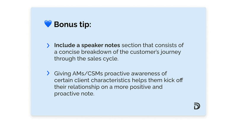 The bonus tip for your sales playbook