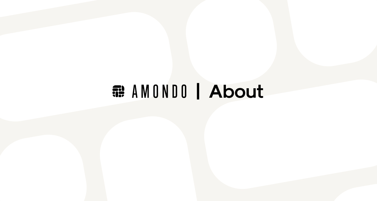 About | Amondo