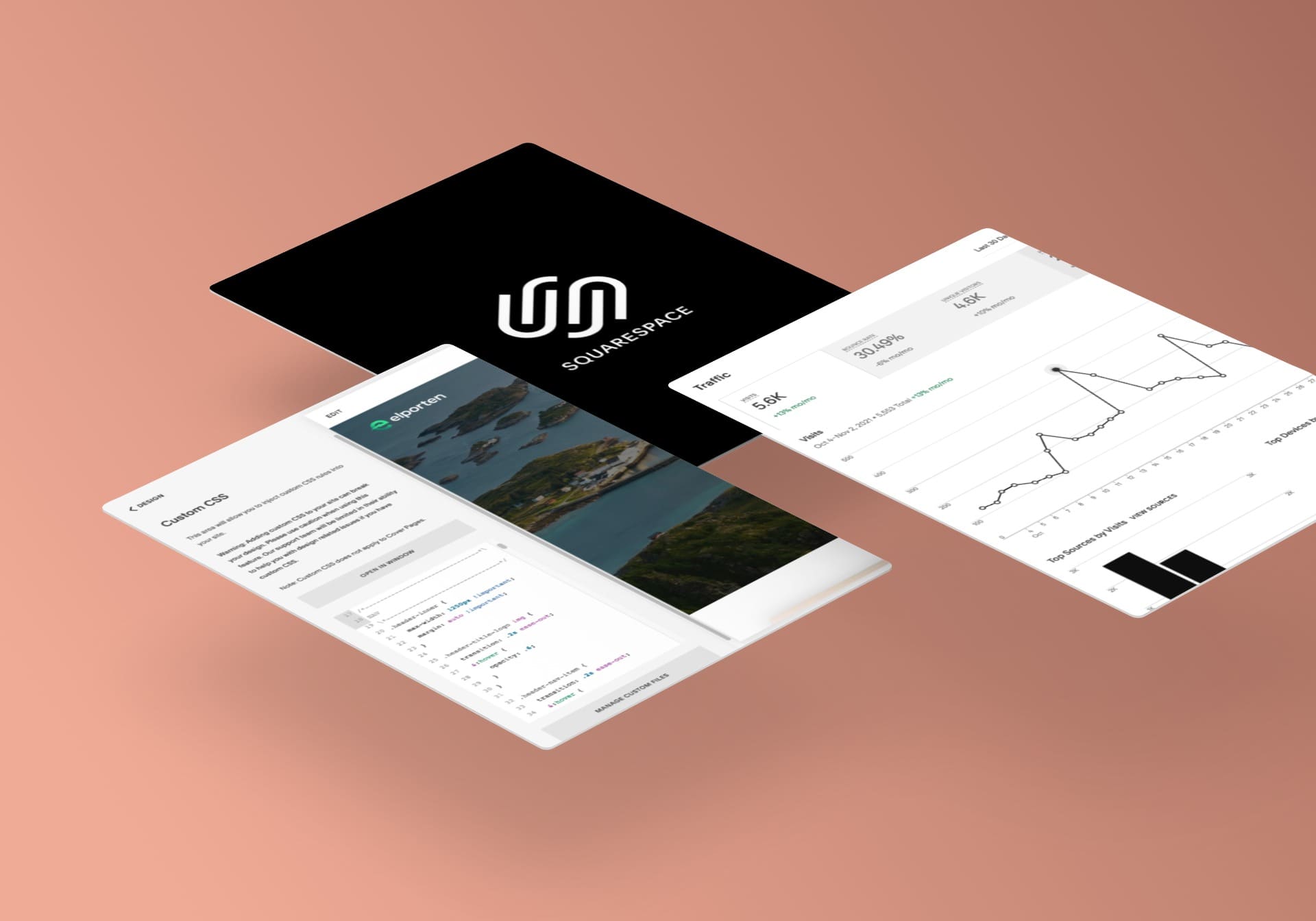 Nettside i Squarespace