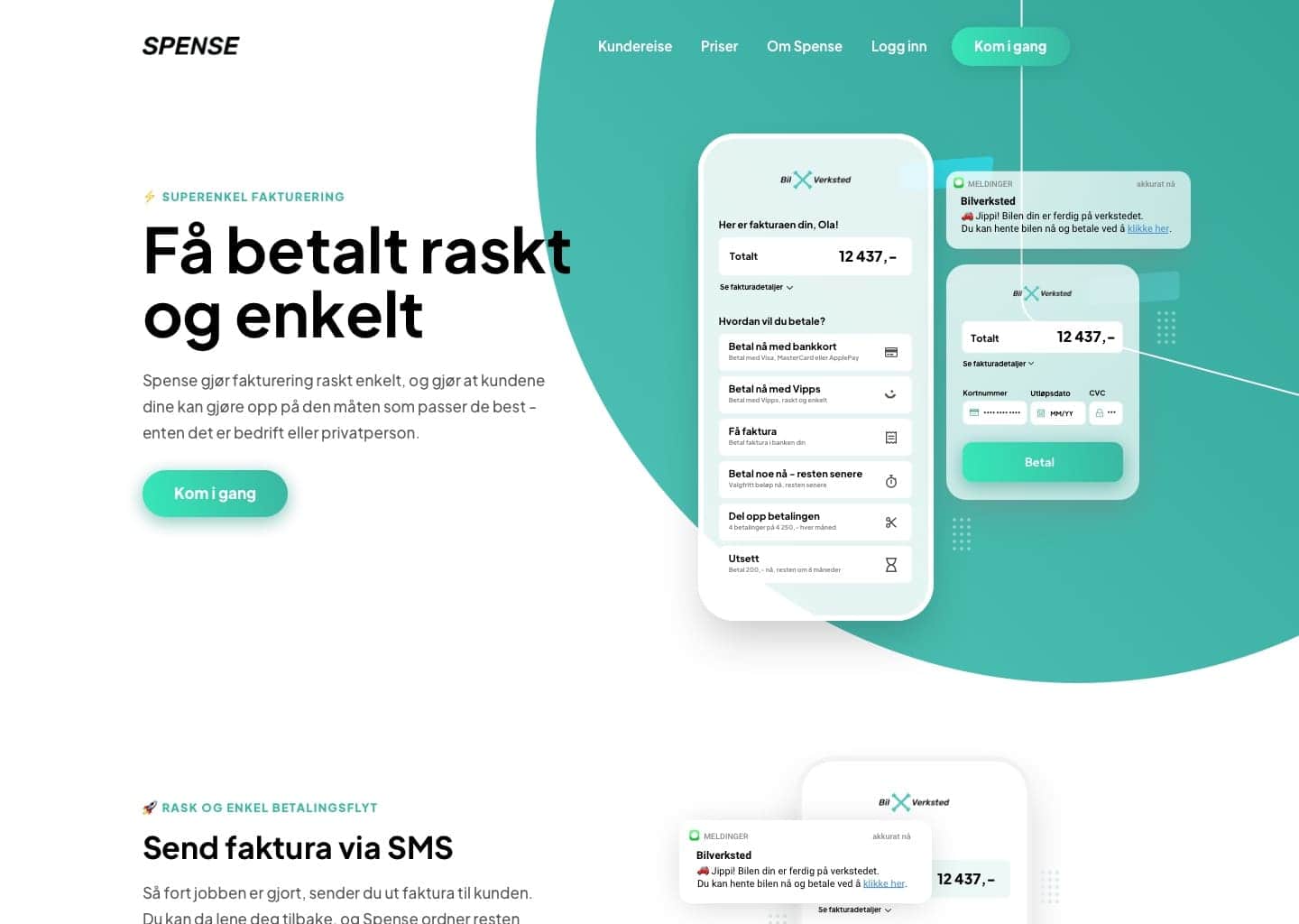Design av nettside for startup