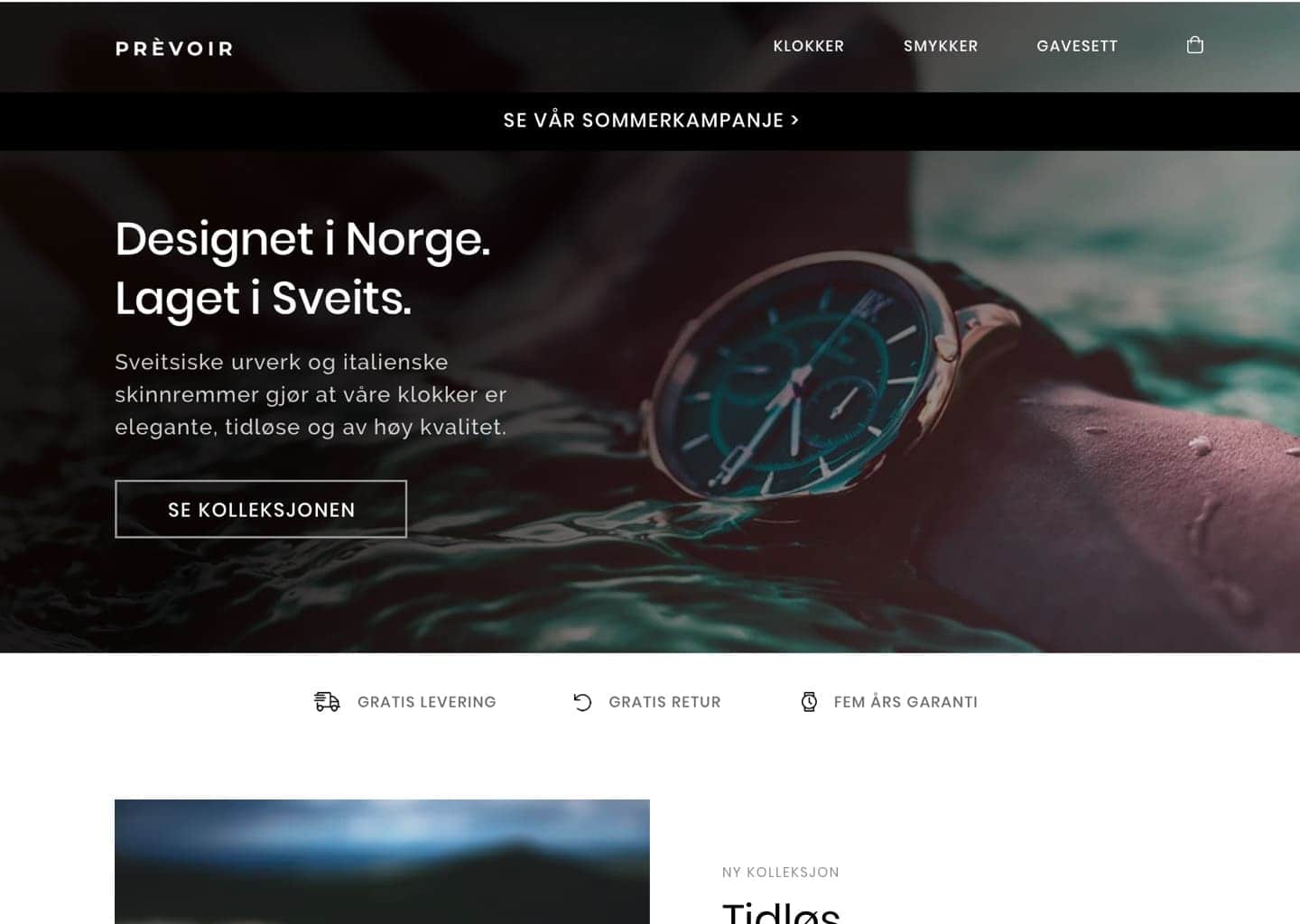 Nettside for Adaptik