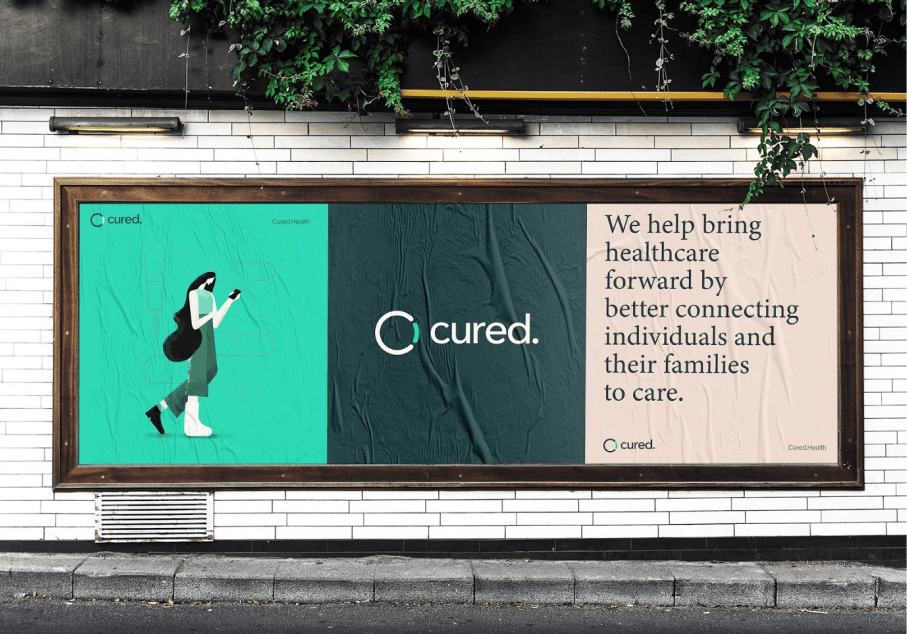 Poster announcing Cured Health news