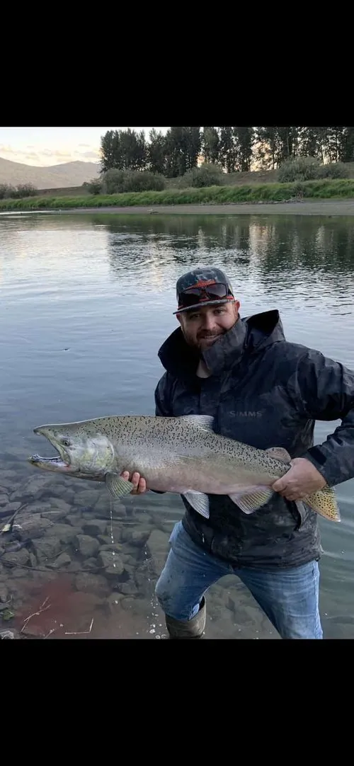 A man holding a fish