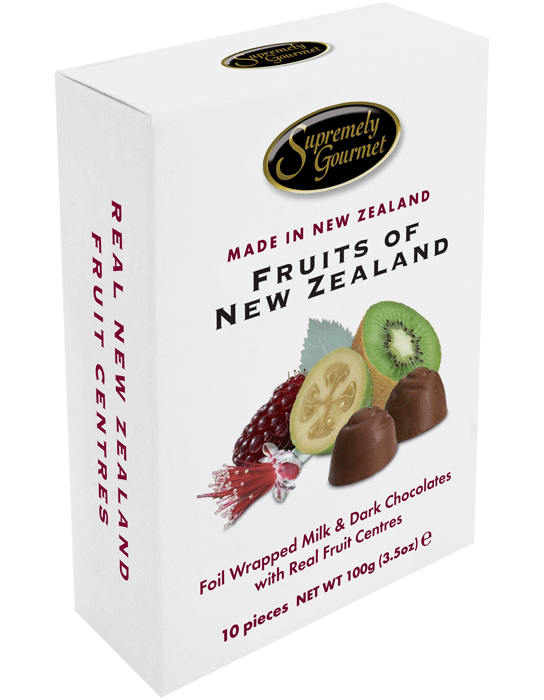 Supremely Gourmet Heartland New Zealand Kiwifruit Milk Chocolates 10