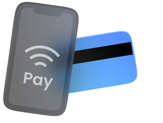 Iphone & bank card