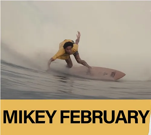 Michael February pro surfer