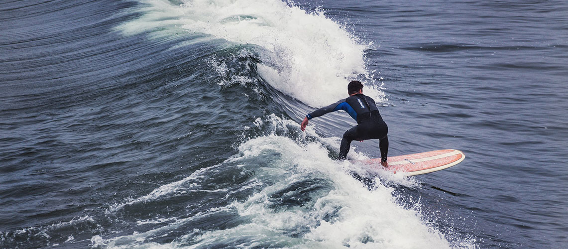 surfing fin size