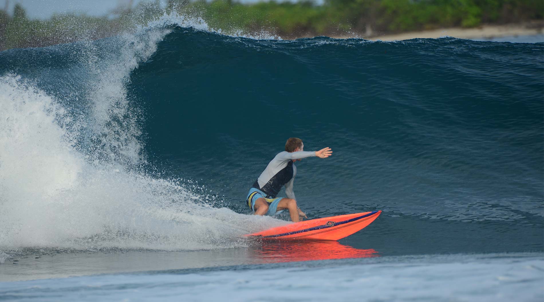 Cardboard Surfer
